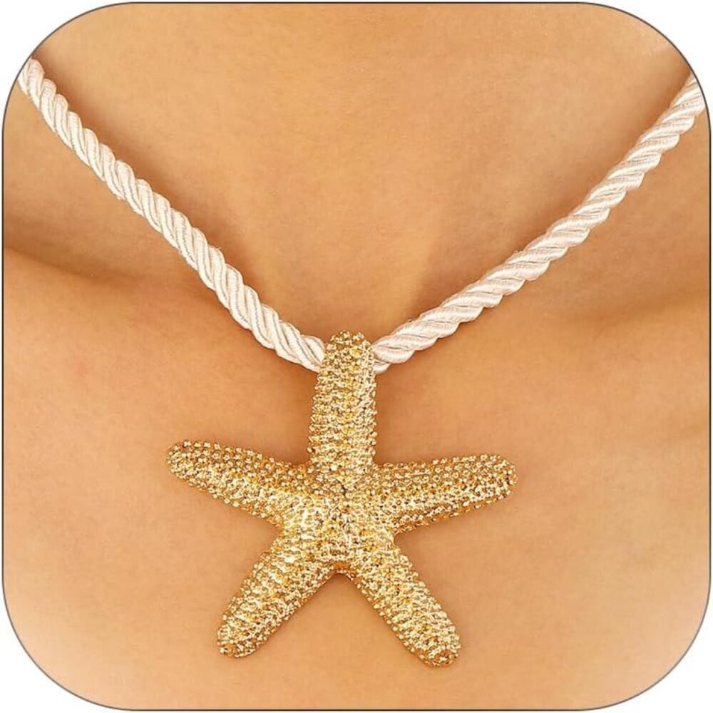 🆕 Women Gold Dainty Shell Pendant Necklace Choker Boho Accessory Trendy Jewelry